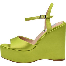Steve Madden Καλοκαιρινές Γυναικείες Πλατφόρμες Ψηλές Lime SM11002429-04003-33P