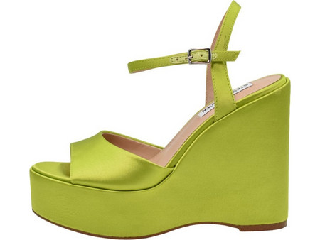 Steve Madden Καλοκαιρινές Γυναικείες Πλατφόρμες Ψηλές Lime SM11002429-04003-33P