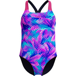 Speedo Αθλητικό Παιδικό Μαγιό Ολόσωμο για Κορίτσι Μωβ Γαλάζιο Φούξια 8-003734002