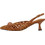 Noa Harmon Γόβες Slingback Δερμάτινες με Λεπτό Χαμηλό Τακούνι Ταμπά 10342-07