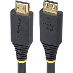 StarTech Καλώδιο HDMI Male to HDMI Male 5m Black HDMI2-CABLE-GRIP-5M