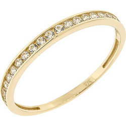 Million Diamonds Γυναικείο Δαχτυλίδι Σειρέ Μισόβερο από Xρυσό 9K με Ζιργκόν RZ239