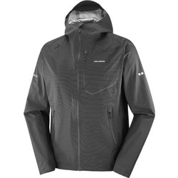 Salomon Ανδρικό Μπουφάν Χειμωνιάτικο Puffer Ανθρακί LC2757600