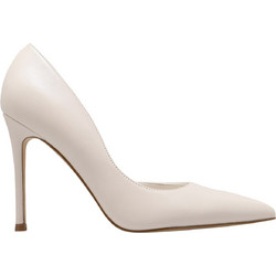 Nine West Folowe Γόβες Δερμάτινες με Τακούνι Στιλέτο Λευκές 15-151