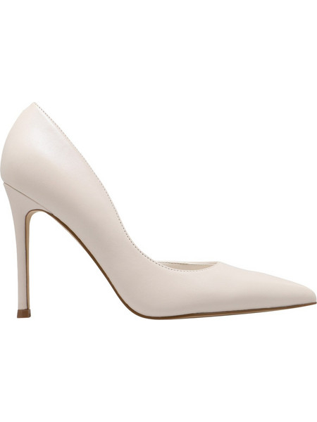 Nine West Folowe Γόβες Δερμάτινες με Τακούνι Στιλέτο Λευκές 15-151
