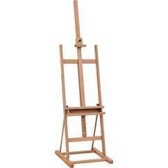Vinsetto Ξύλινo Καβαλέτο Ζωγραφικής Επιδαπέδιο 53x50.5x230cm