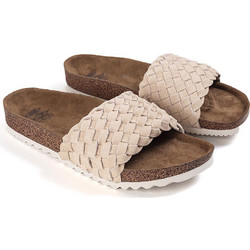 Rip Curl Γυναικεία Σανδάλια Suede Ανατομικά Μπεζ TGTC3-44043