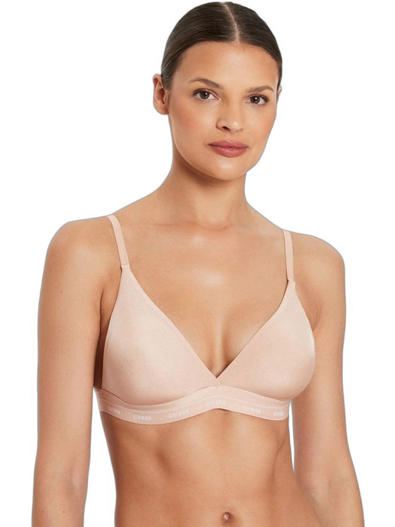 Guess Jane Σουτιέν Τριγωνάκι χωρίς Μπανέλα Nude O4YC16KCF20-G1DE