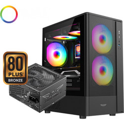 Armaggeddon Aquaron Nemo 3 Black Gaming Mini Tower Κουτί Υπολογιστή με Πλαϊνό Παράθυρο