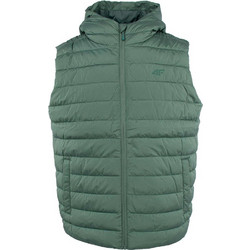 4F Αμάνικο Ανδρικό Μπουφάν Puffer Πράσινο 4FWAW25TVJAM225-40S
