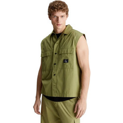 Calvin Klein Αμάνικο Ανδρικό Μπουφάν Puffer Πράσινο J30J325249-L9N