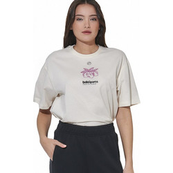 Body Action Γυναικείο Αθλητικό Crop Top Εκρού 51629