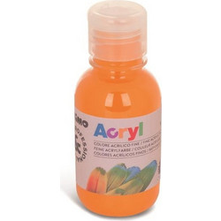 Primo 250 Orange Ακρυλικό Χρώμα Ζωγραφικής 125ml