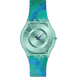 Swatch Paradise Canopy Γυναικείο Ρολόι με Τυρκουάζ Καουτσούκ Λουράκι SS08G111