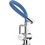 Macart Arwa Twinflex BP03008044 Μπαταρία Κουζίνας Πάγκου Διπλής Παροχής Ανάμεικτη με Εύκαμπτο Ρουξούνι Μπλε