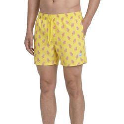 Jack & Jones Ανδρικό Μαγιό Σορτς με Σχέδια Κίτρινο 12291426