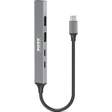 Port Designs 900163 USB Hub 3.0 USB-C με 5 Θύρες USB-A / USB-C