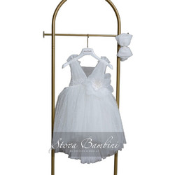 Stova Bambini Βαπτιστικό Φόρεμα 2τμχ SS26G19