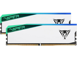 Patriot Viper Elite 5 32GB (2X16GB) DDR5 RAM 6000MHz C30 White