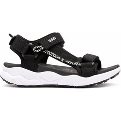 B&W Παιδικά Πέδιλα για Κορίτσι Μαύρα Λευκά BWSH360015
