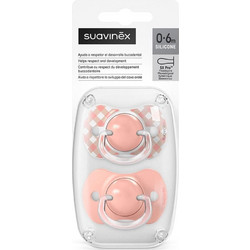 Suavinex Sx Pro Wild & Free Ανατομικές Ορθοδοντικές Πιπίλες Σιλικόνης 0-6m Ροζ 2τμχ