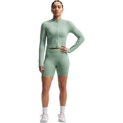 Nike Pro Seamless Γυναικείο Κολάν Ποδηλατικό Ψηλόμεσο Πράσινο Mint IF1210-006