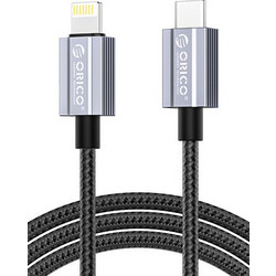 Orico GQA29 Braided USB-C to Lightning Cable 29W 1m Black