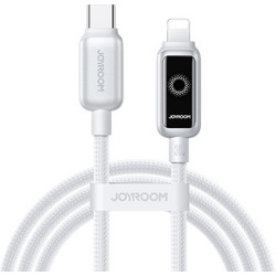 Joyroom Kabel S-A55 StarFlight Braided USB-C to Lightning Cable 30W 1.2m White