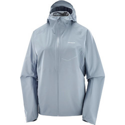Salomon Bonatti Γυναικείο Μπουφάν Χειμωνιάτικο Softshell Μακρύ Αδιάβροχο Γαλάζιο LC2770000