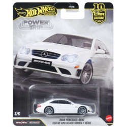 Mattel Hot Wheels Premium Mercedes Benz CLK63 AMG Black Series