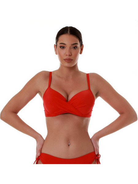 Bluepoint Bikini Top με Ενίσχυση Κόκκινο 26066098D-07