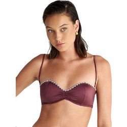BLU4U Bikini Top Strapless με Ενίσχυση Μπορντό 26366512-22