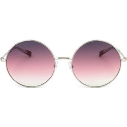 Missoni MIS0095/S 010 Γυναικεία Γυαλιά Ηλίου Στρογγυλά Μεταλλικά Ασημί με Ροζ Φακό