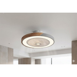 Redled Woody Plus 30560 Ανεμιστήρας Οροφής 50cm 25W με Φως Γκρι Καφέ