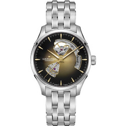 Hamilton Jazzmaster Ανδρικό Ρολόι Αυτόματο με Ασημί Μεταλλικό Μπρασελέ