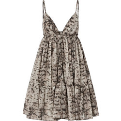 Pinko Mini Καλοκαιρινό Βραδινό Φόρεμα Μπεζ 106917A3AP-CZ9