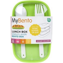 Summit My Bento Δοχείο Φαγητού Πλαστικό Κατάλληλο για Φούρνο Μικροκυμάτων Πράσινο