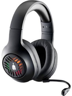 Spartan Gear Medusa Ασύρματο Gaming Headset Over Ear Black