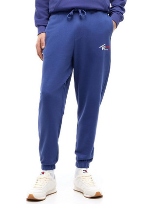 Tommy Hilfiger Ανδρικό Παντελόνι Φόρμας με Λάστιχο Royal Blue DM0DM23903-C6Q
