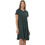 PNN Nightwear Mini Καλοκαιρινό Καθημερινό Φόρεμα Μεταξωτό Κυπαρισσί 0263-0014-5