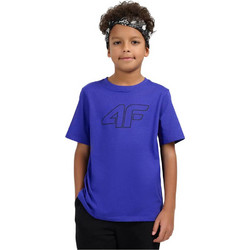 4F Παιδικό T-Shirt Κοντομάνικο Royal Blue 4FJWSS26TTSHM3007-36S
