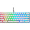 Motospeed CK61 Μηχανικό Gaming Πληκτρολόγιο 60% με Outemu Red Διακόπτες RGB White