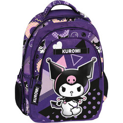 Graffiti Popart Kuromi Σχολική Τσάντα Πλάτης Δημοτικού Μωβ 262213