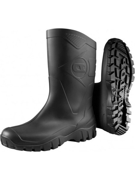 Dunlop Moto Deecalf Γαλότσες Εργασίας Κνήμης Μαύρες