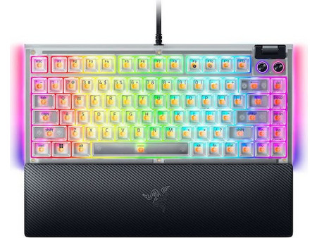 Razer BlackWidow V4 Phantom Edition Μηχανικό Gaming Πληκτρολόγιο TenKeyLess με Razer Orange Διακόπτες RGB White