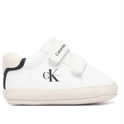Calvin Klein Βρεφικά Sneakers Αγκαλιάς Λευκά V0B9-83437-1582-Y631