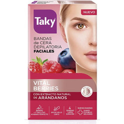 Taky Red Fruits Ταινίες Αποτρίχωσης για Πρόσωπο 16τμχ