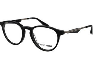 Trussardi TSM6017 A01 Ανδρικός Σκελετός Γυαλιών Οράσεως Κοκάλινος Μαύρος