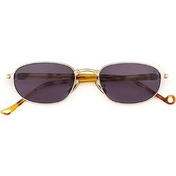 Eyepetizer 4-OP-3952-19-145 Γυναικεία Γυαλιά Ηλίου Ορθογώνια Μεταλλικά Χρυσά με Καφέ Φακό