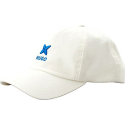 Hugo Γυναικείο Καπέλο Jockey Υφασμάτινο Λευκό 50544441-121